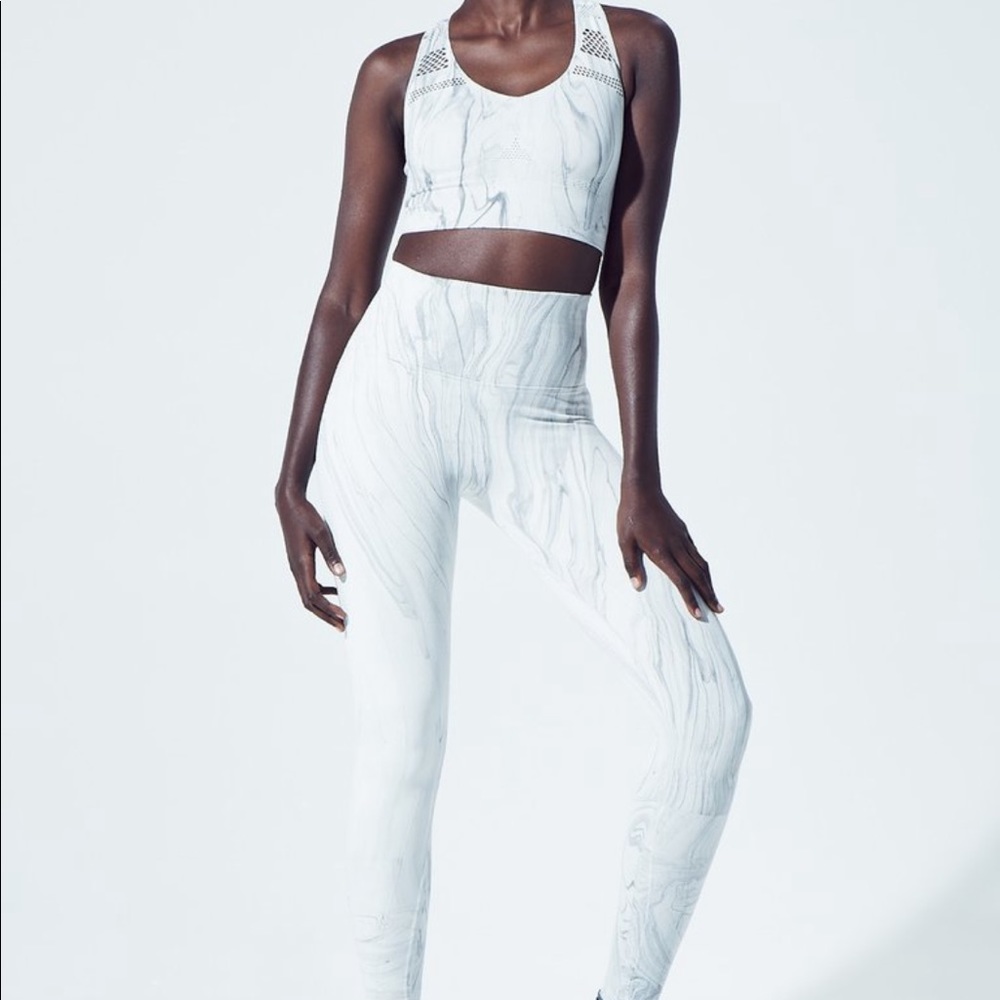 Avocado/avomuse White Marble Legging Set